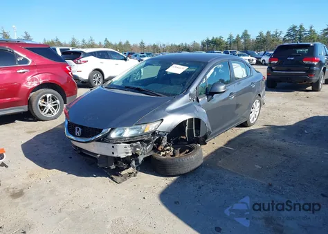 2013 Honda Civic Lx из США, поврежденный, VIN 2HGFB2F52DH596556